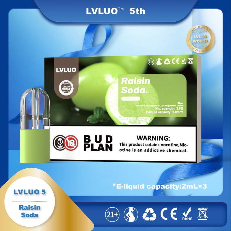 2022 LVLUO 100%ORIGINA Pod Start kit LVLUO Vapes Device Spring Time RLAX 5th 4th General Version